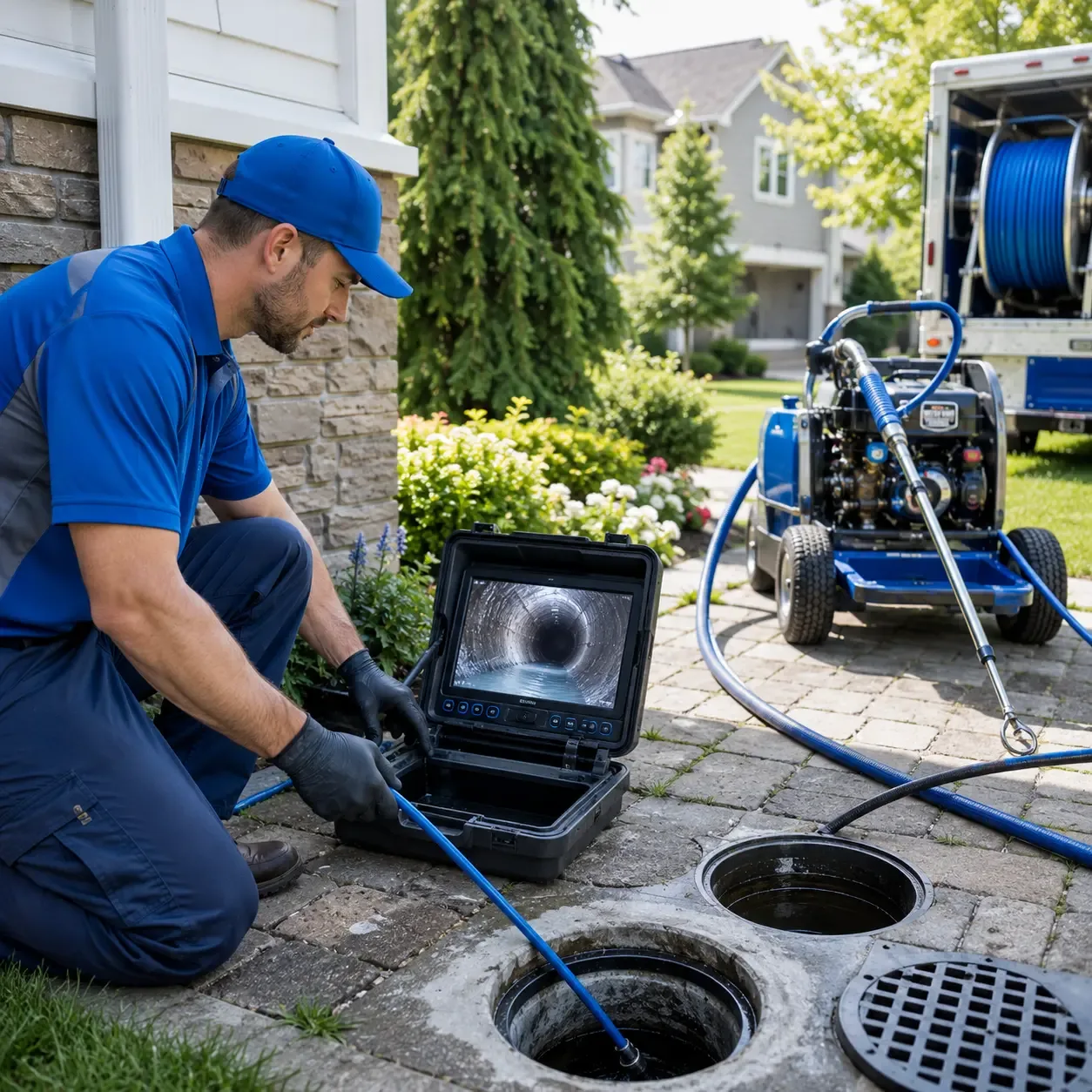 Outdoor drain cleaning professionals serving Prairie Farm, WI